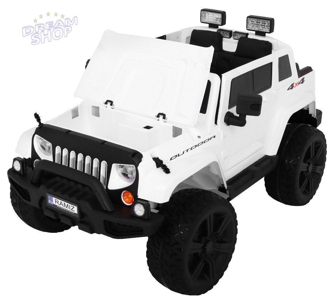 Pojazd Mighty Jeep 4x4 Biały Pojazd Mighty Jeep 4x4 Biały