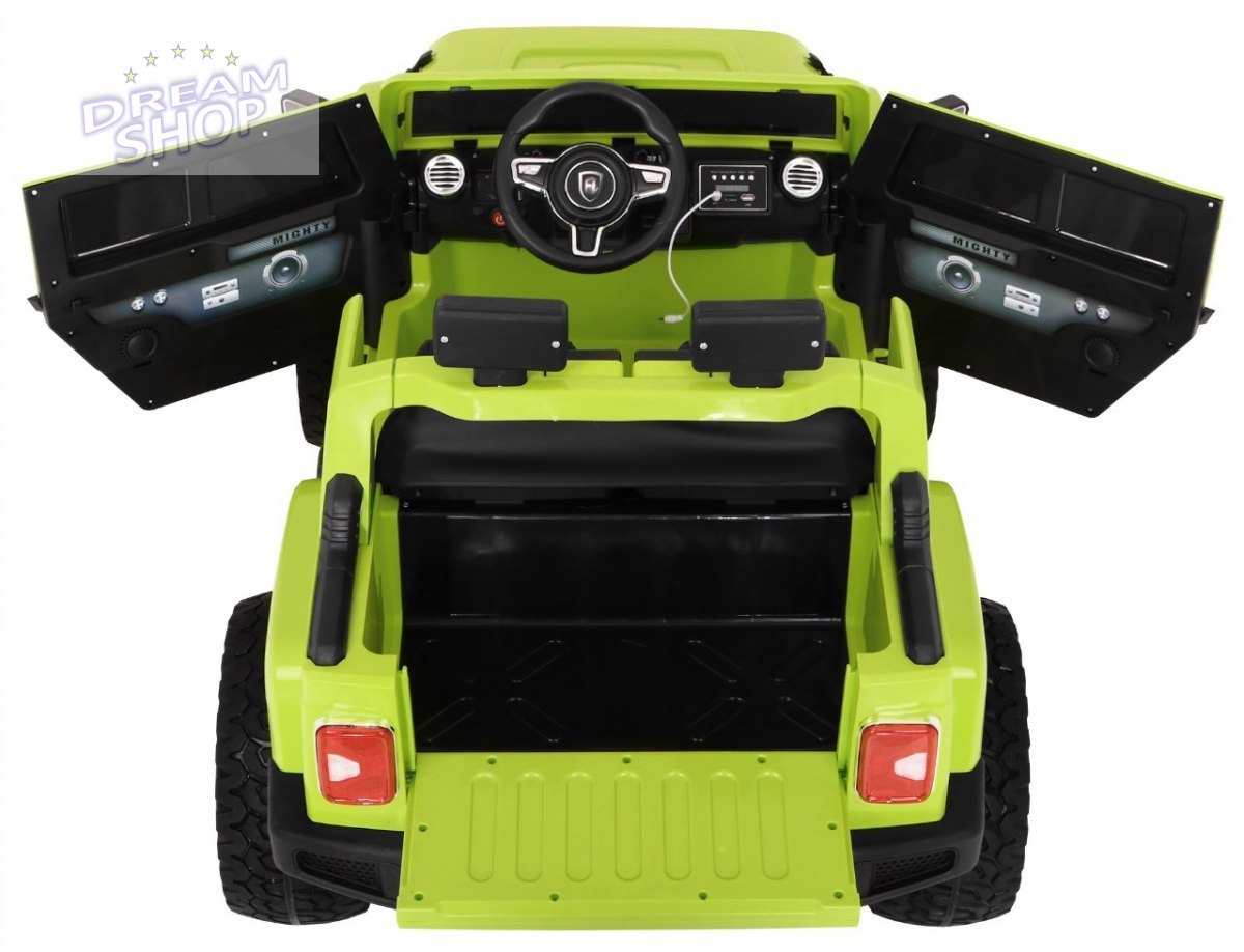 Pojazd Mighty Jeep 4x4 Zielony Pojazd Mighty Jeep 4x4 Zielony