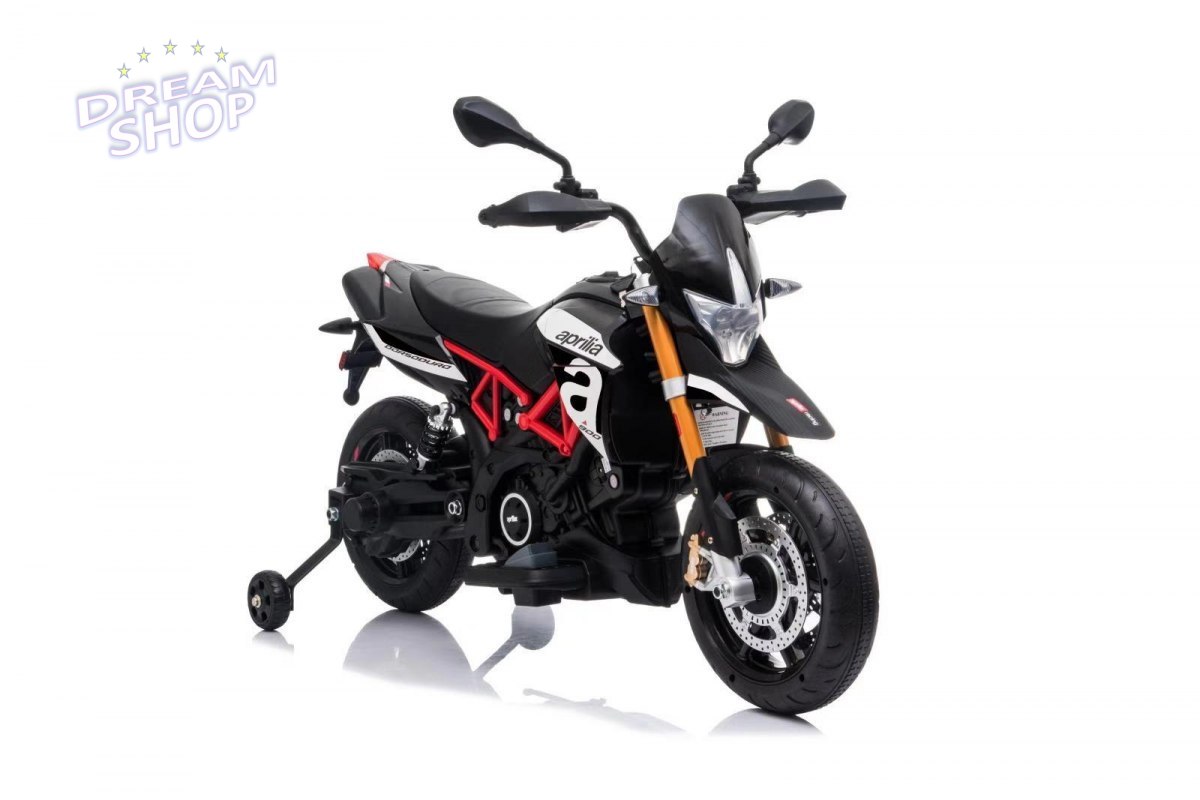 Pojazd Motor Aprilia Czarny Pojazd Motor Aprilia Czarny