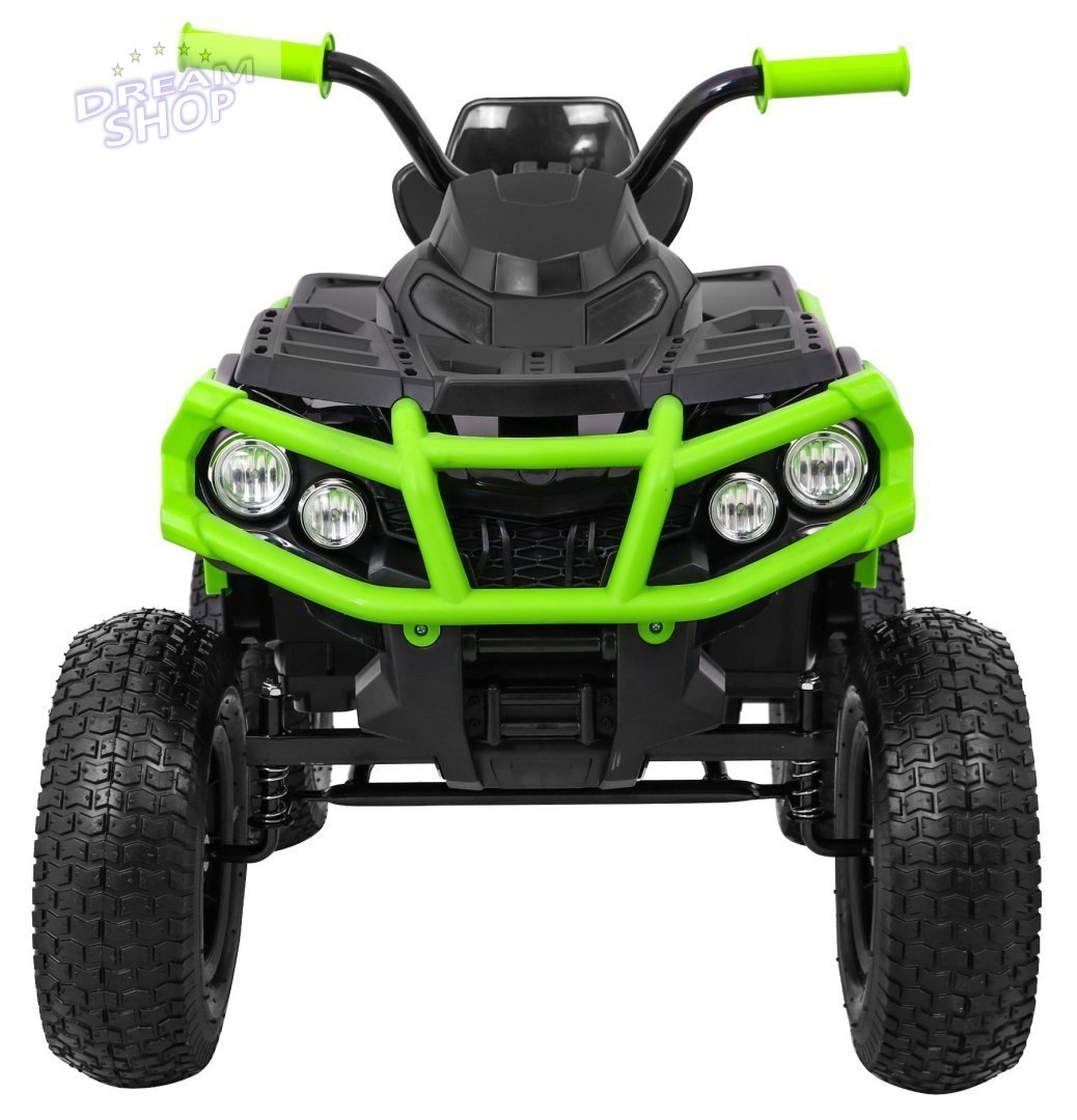 Pojazd Quad ATV Pompowane Koła Czarno-Zielony Pojazd Quad ATV Pompowane Koła Czarno-Zielony