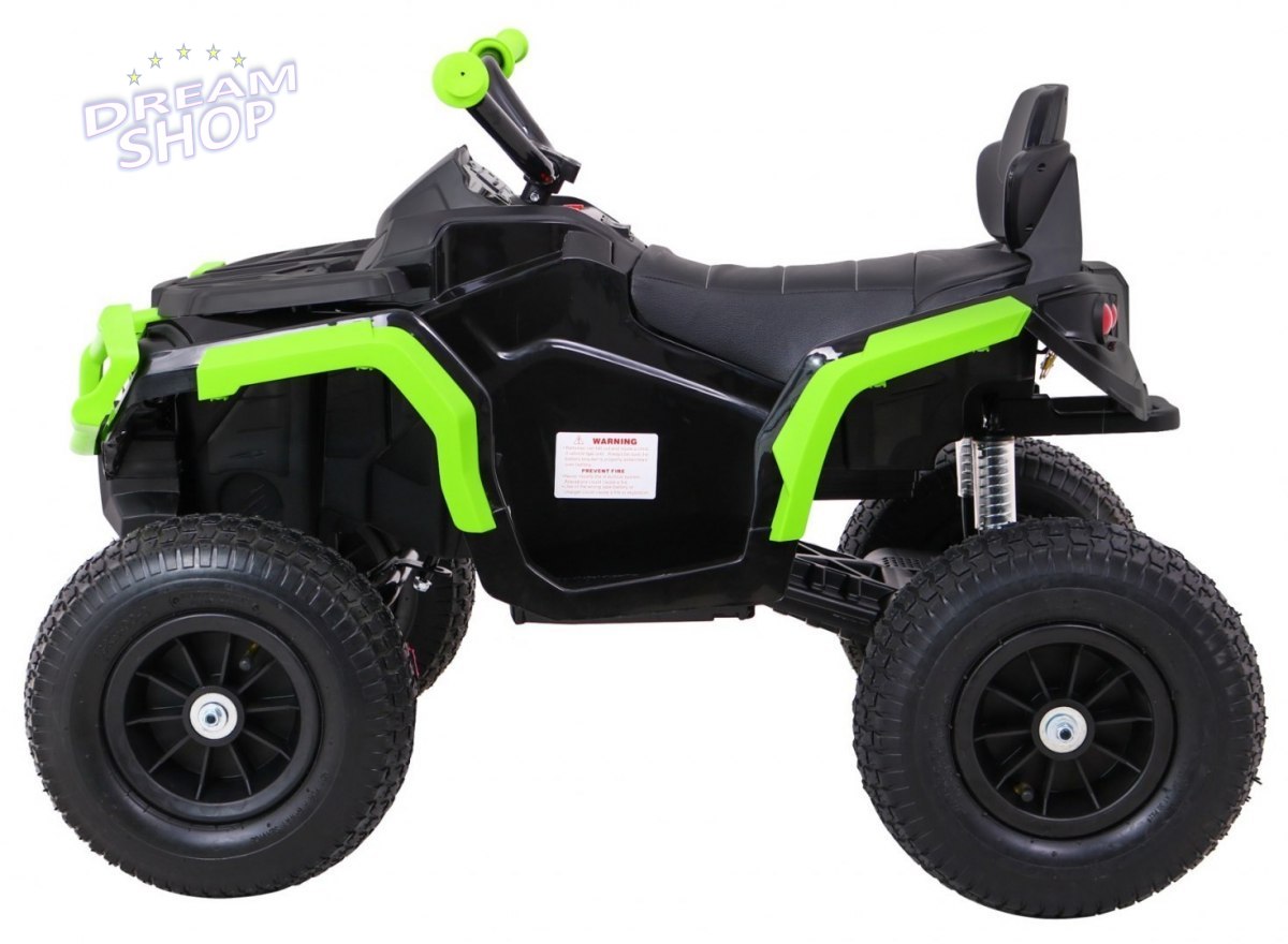 Pojazd Quad ATV Pompowane Koła Czarno-Zielony Pojazd Quad ATV Pompowane Koła Czarno-Zielony