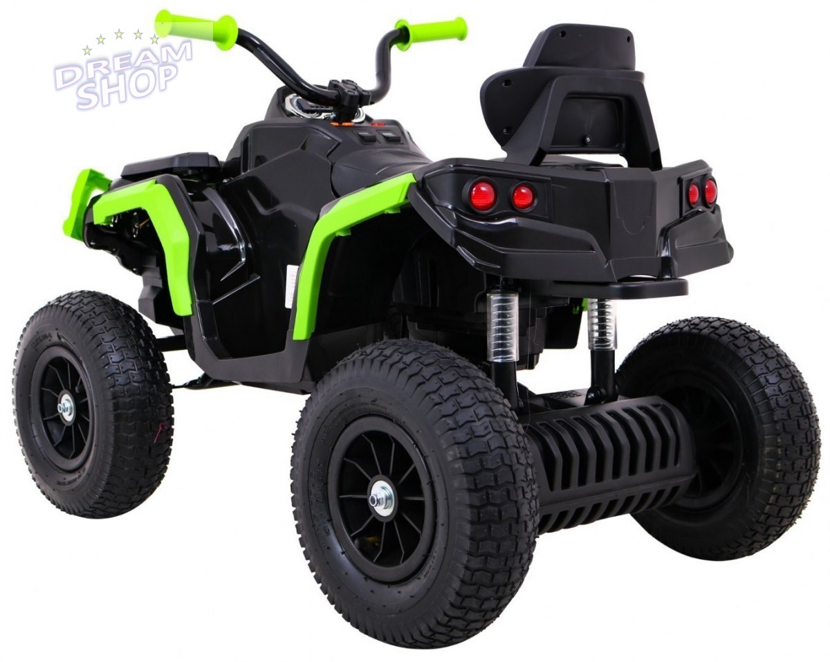 Pojazd Quad ATV Pompowane Koła Czarno-Zielony Pojazd Quad ATV Pompowane Koła Czarno-Zielony