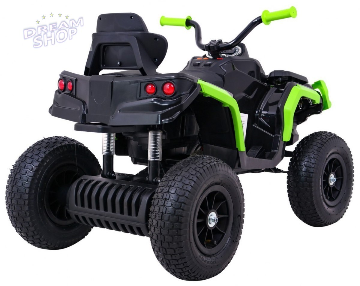 Pojazd Quad ATV Pompowane Koła Czarno-Zielony Pojazd Quad ATV Pompowane Koła Czarno-Zielony