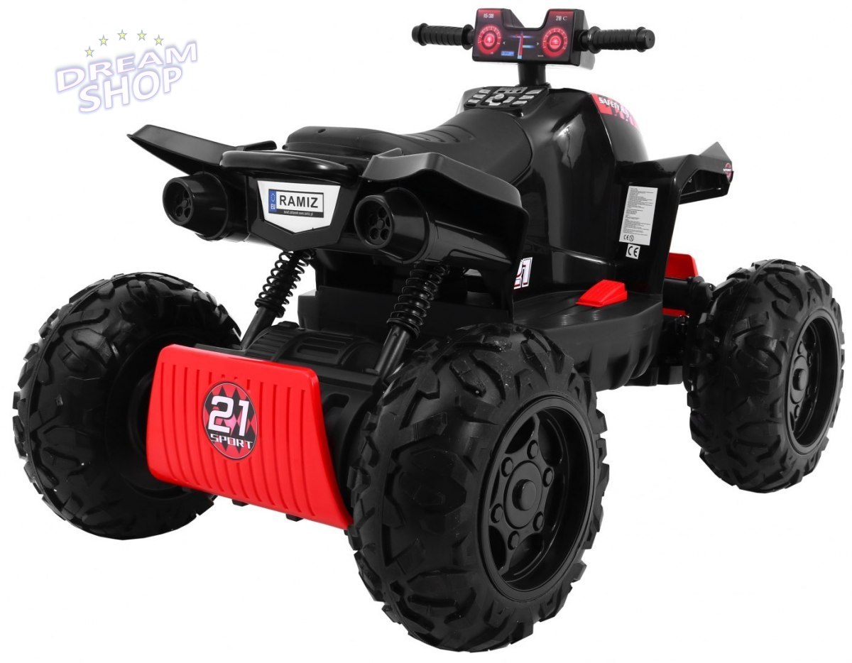 Pojazd Quad Sport Run 4x4 Czarny Pojazd Quad Sport Run 4x4 Czarny