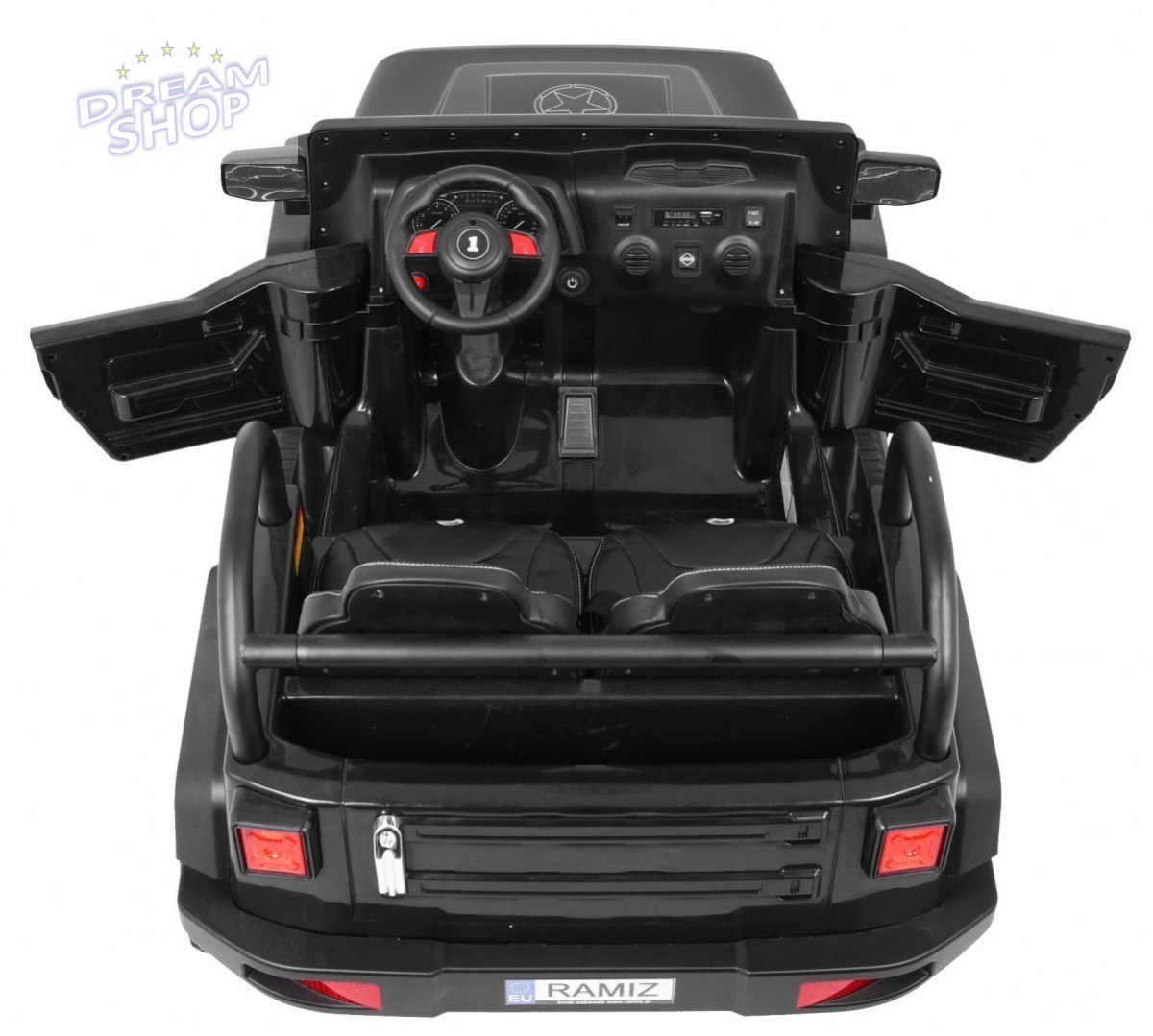 Pojazd STRONG 4 x 4 czarny Pojazd STRONG 4 x 4 czarny