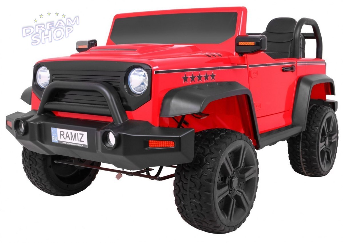 Pojazd STRONG 4 x 4 czerwony Pojazd STRONG 4 x 4 czerwony