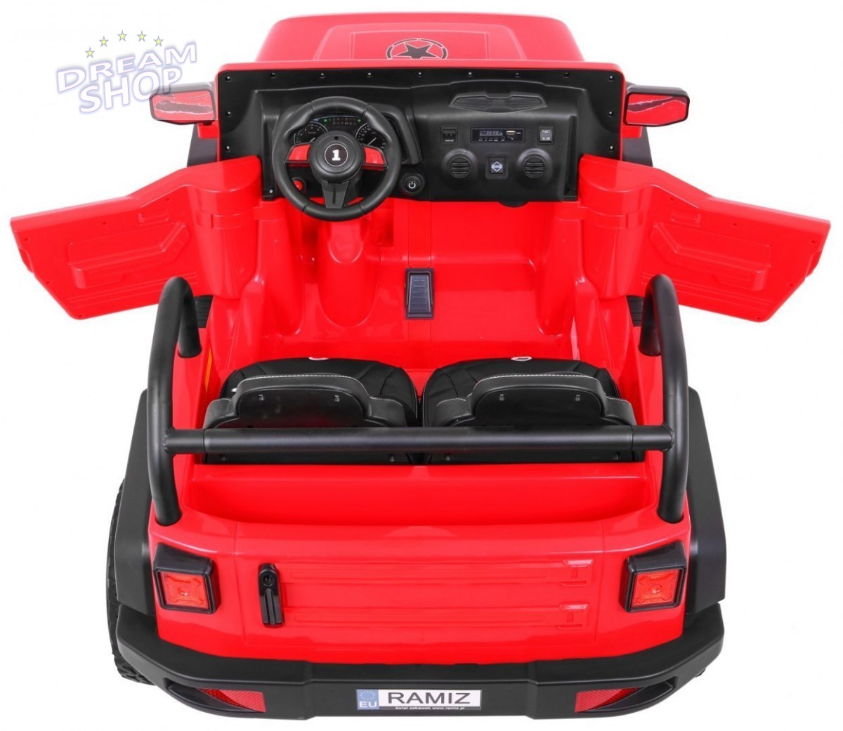 Pojazd STRONG 4 x 4 czerwony Pojazd STRONG 4 x 4 czerwony