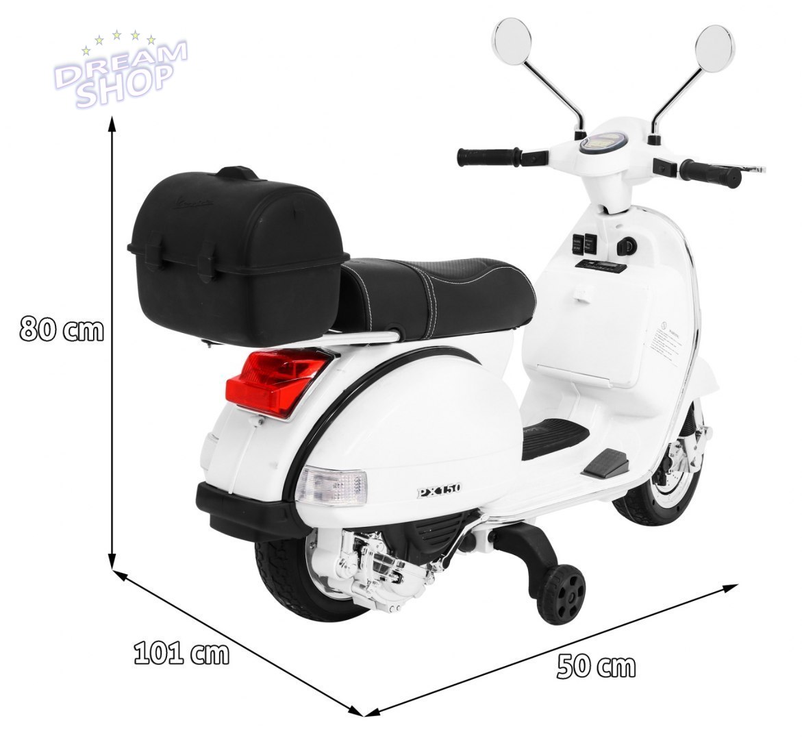 Pojazd Skuter Vespa Biały Pojazd Skuter Vespa Biały