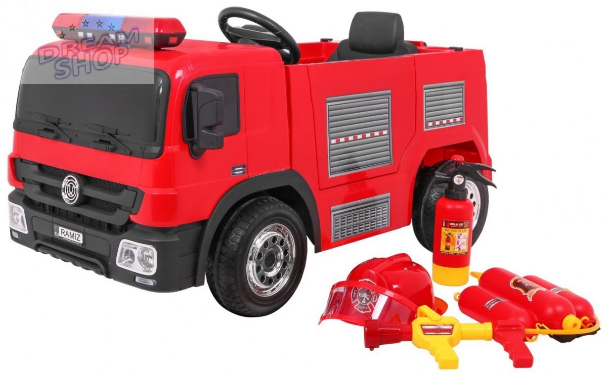 STRAŻ POŻARNA auto na akumulator dla dzieci SYRENA/LED STRAŻ POŻARNA auto na akumulator dla dzieci SYRENA/LED