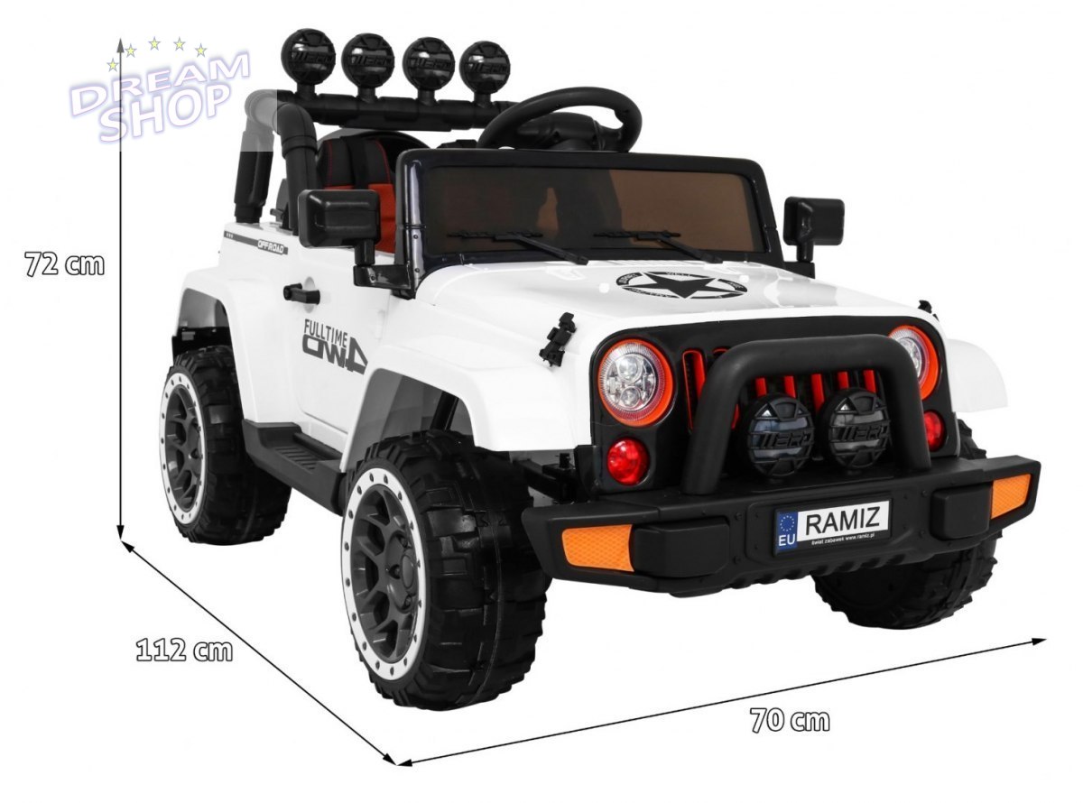 Pojazd Terenowy Full Time 4WD Biały Pojazd Terenowy Full Time 4WD Biały