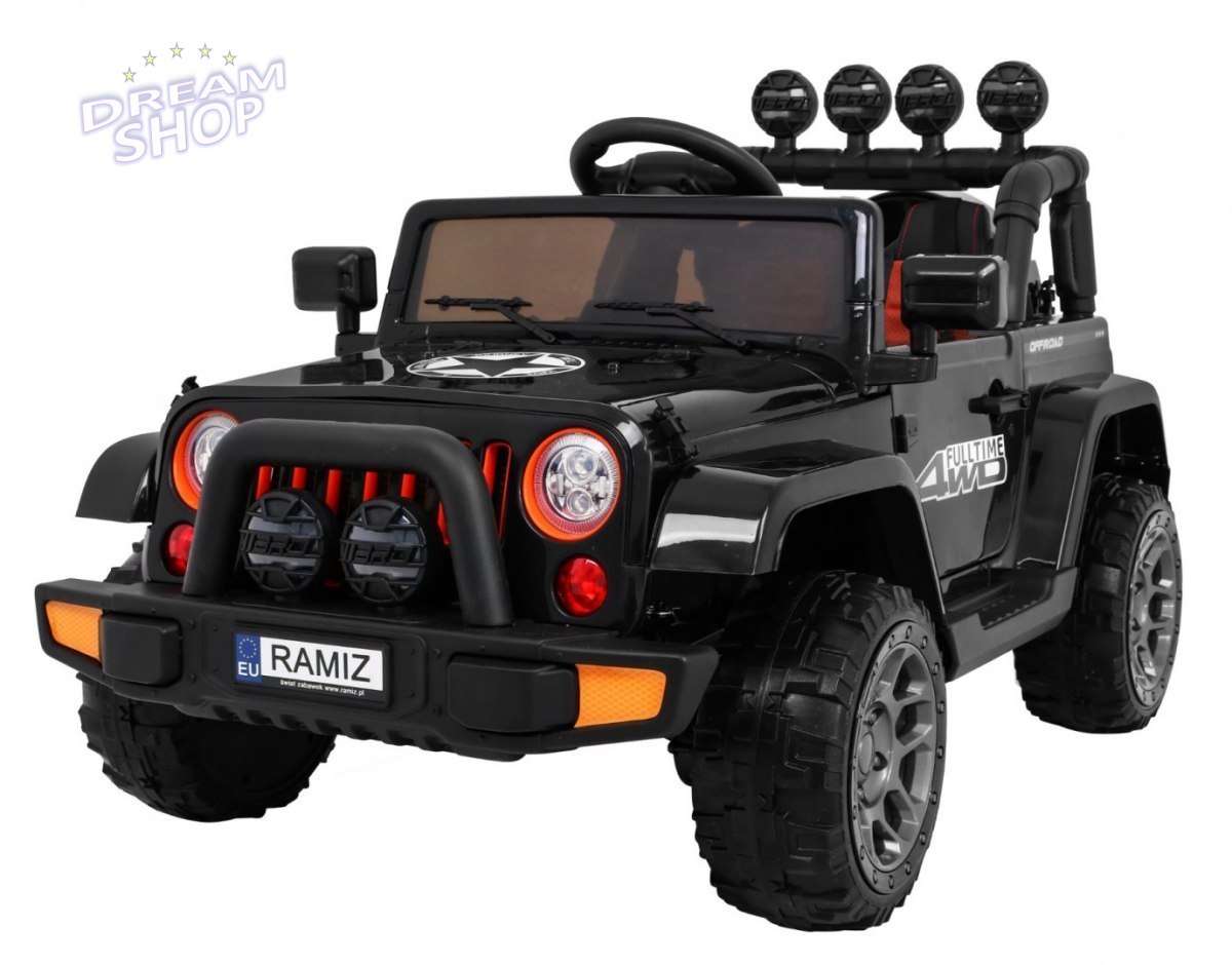 Pojazd Terenowy Full Time 4WD Czarny Pojazd Terenowy Full Time 4WD Czarny