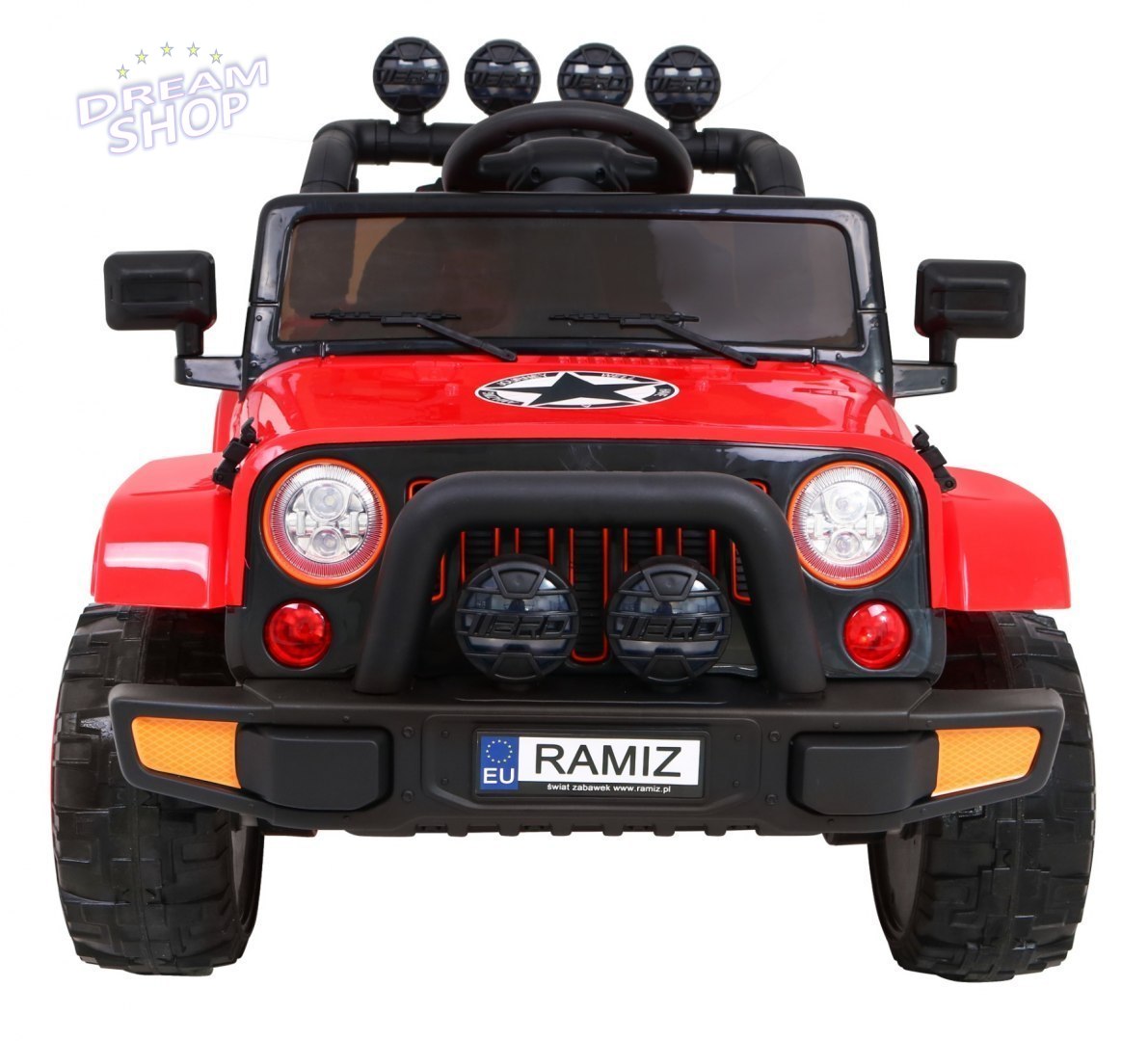 Pojazd Terenowy Full Time 4WD Czerwony Pojazd Terenowy Full Time 4WD Czerwony