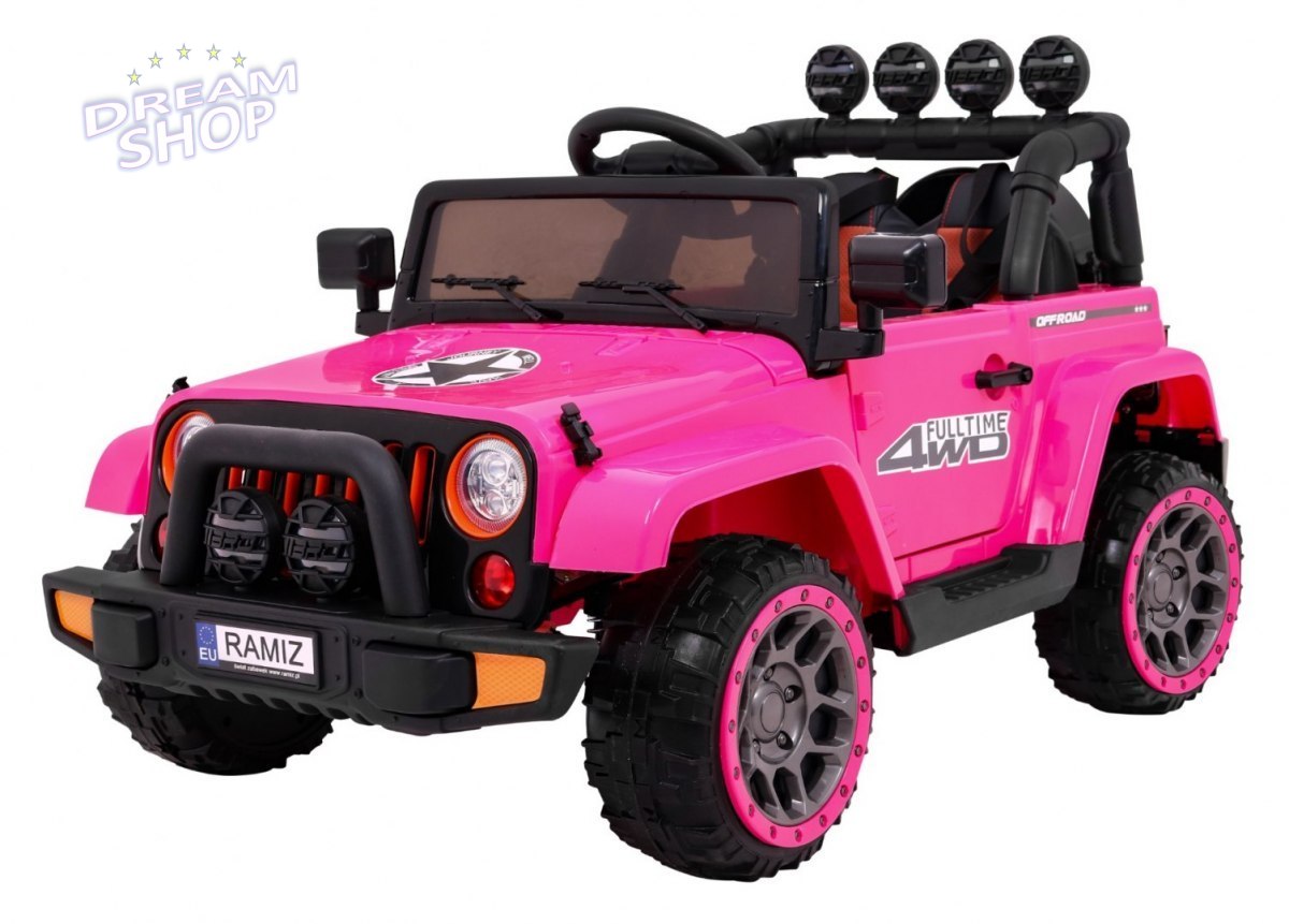 Pojazd Terenowy Full Time 4WD Różowy Pojazd Terenowy Full Time 4WD Różowy