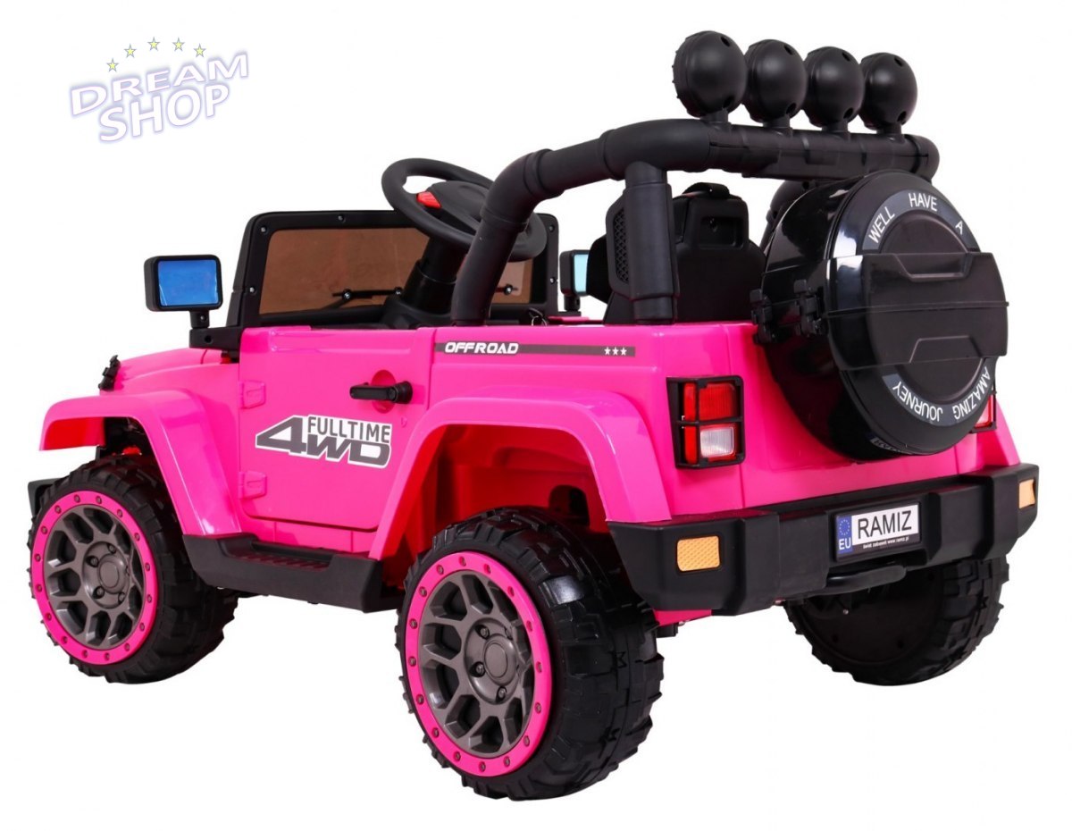 Pojazd Terenowy Full Time 4WD Różowy Pojazd Terenowy Full Time 4WD Różowy