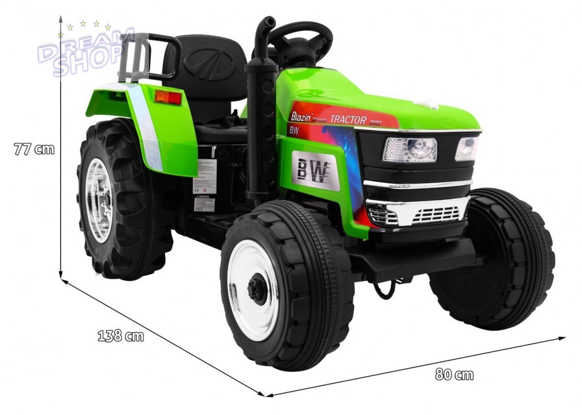 Pojazd Traktor BLAZIN BW Zielony Pojazd Traktor BLAZIN BW Zielony