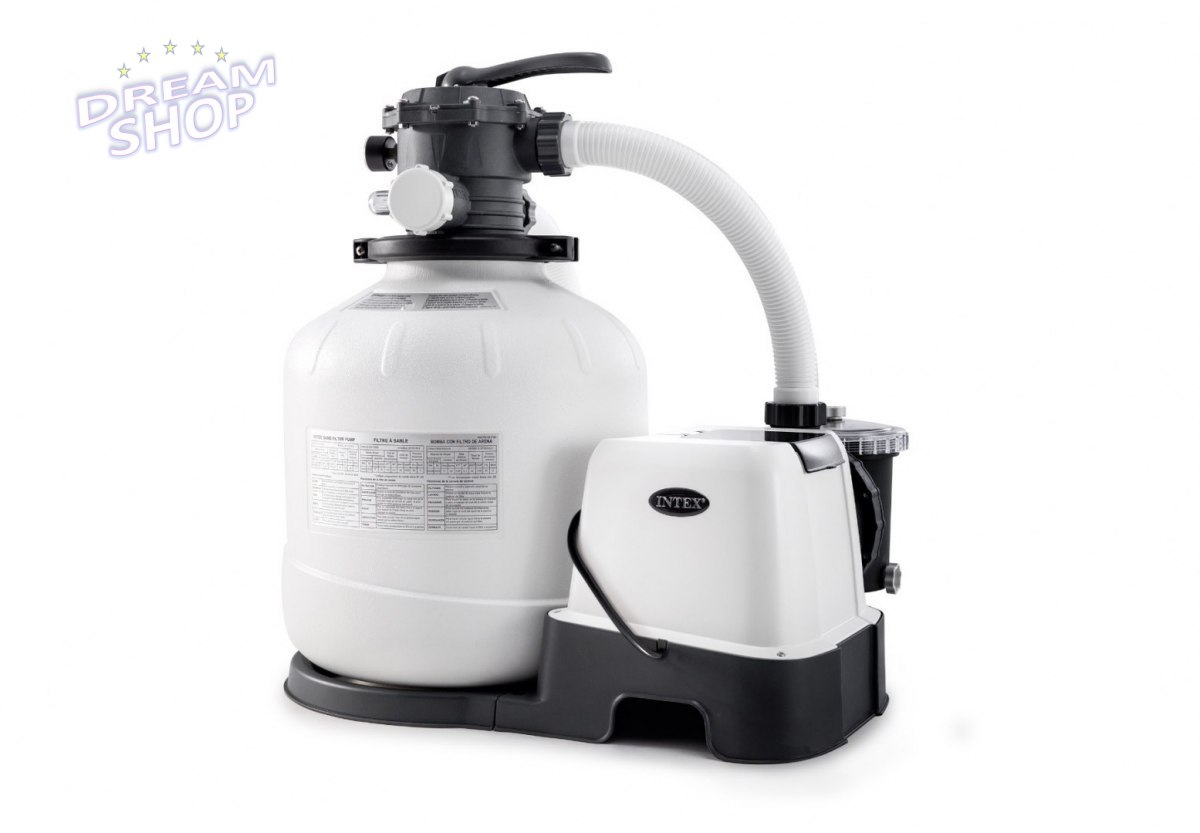 Pompa Piaskowa z Systemem Słonej Wody KRYSTAL CLEAR, 15000 gal./h INTEX Pompa Piaskowa z Systemem Słonej Wody KRYSTAL CLEAR, 15000 gal./h INTEX