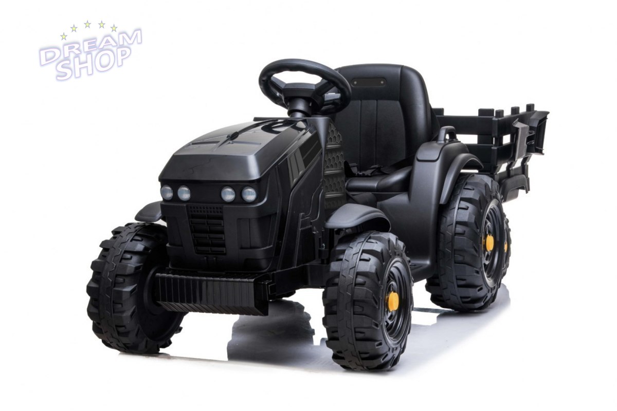 Traktor Titanium Z Przyczepą Czarny Traktor Titanium Z Przyczepą Czarny