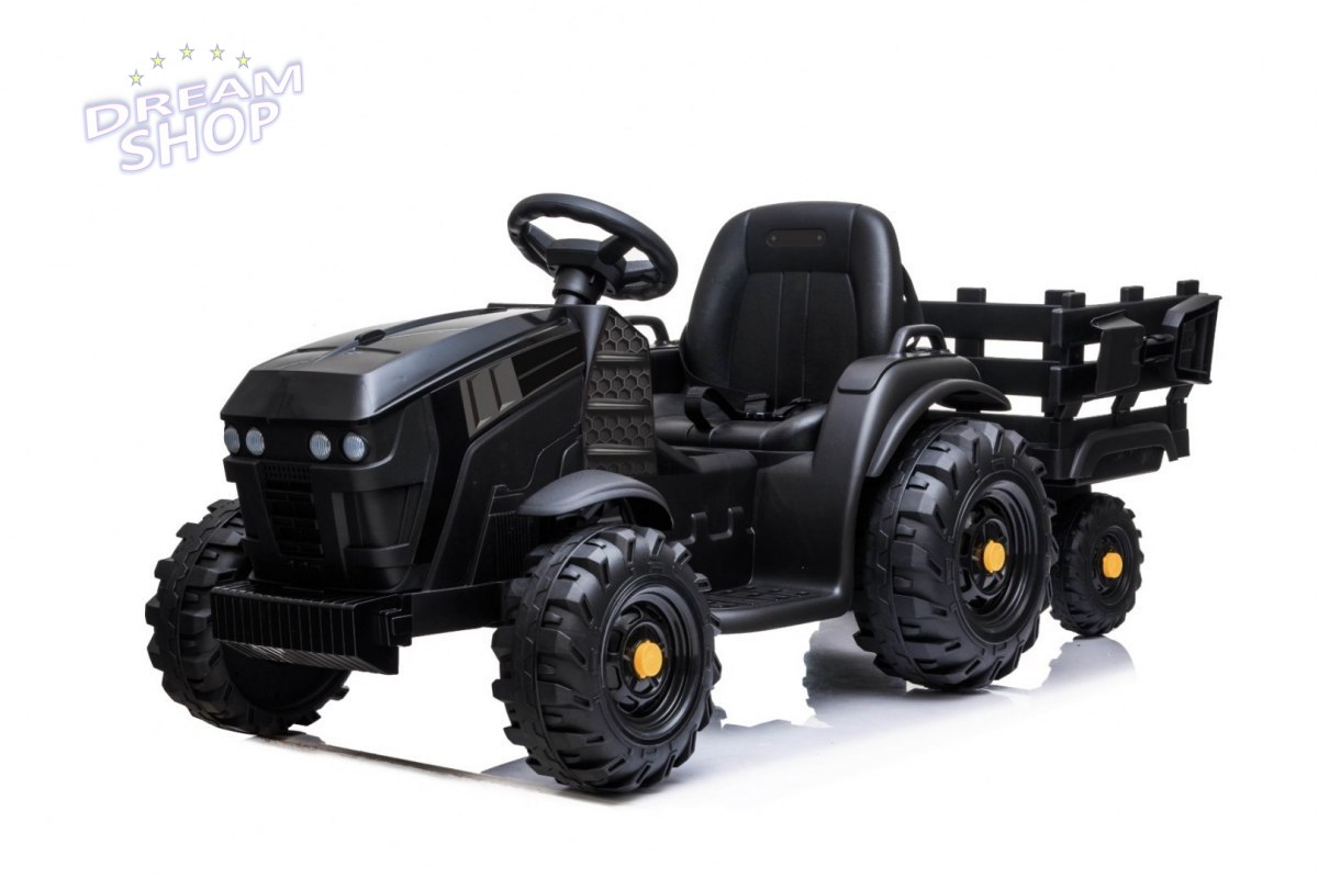 Traktor Titanium Z Przyczepą Czarny Traktor Titanium Z Przyczepą Czarny