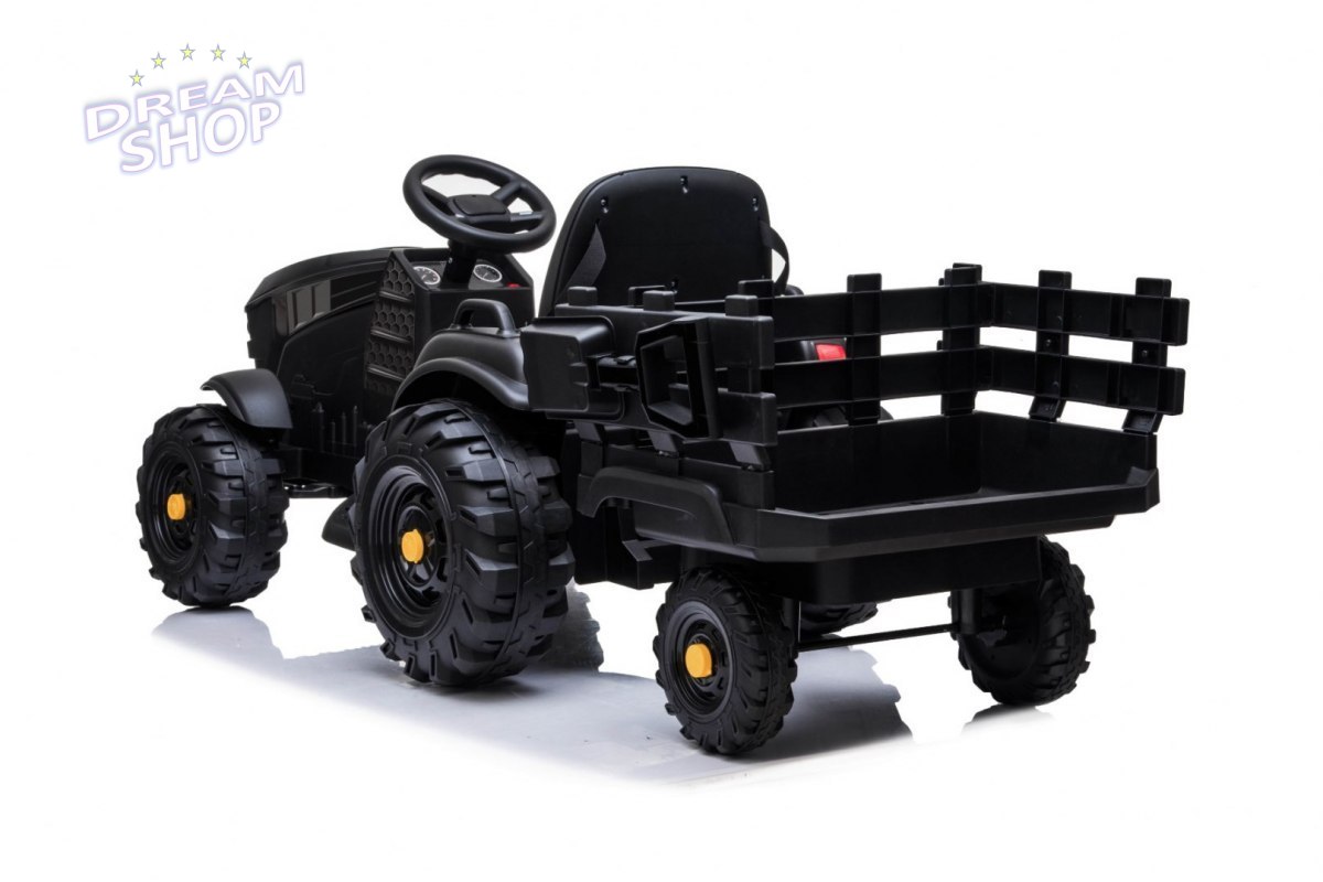 Traktor Titanium Z Przyczepą Czarny Traktor Titanium Z Przyczepą Czarny