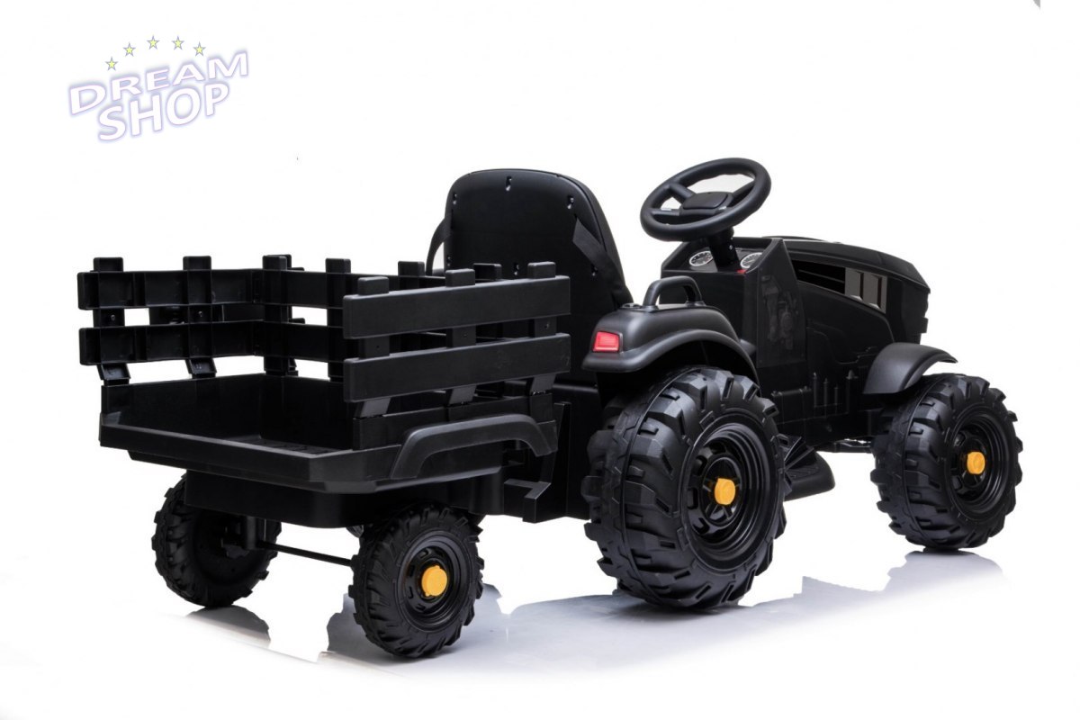 Traktor Titanium Z Przyczepą Czarny Traktor Titanium Z Przyczepą Czarny