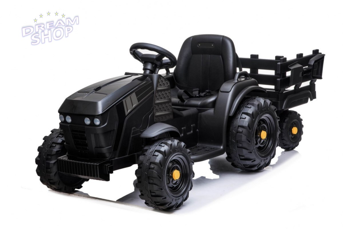 Traktor Titanium Z Przyczepą Czarny Traktor Titanium Z Przyczepą Czarny