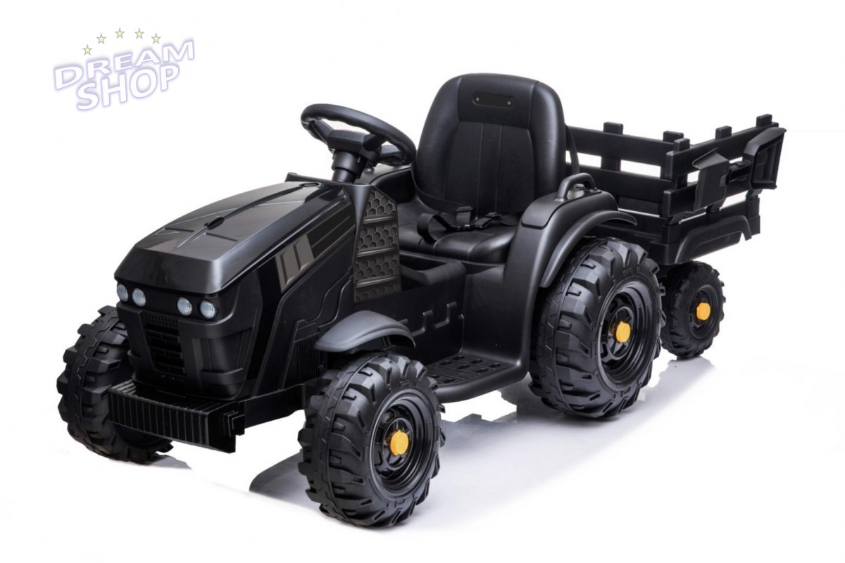 Traktor Titanium Z Przyczepą Czarny Traktor Titanium Z Przyczepą Czarny