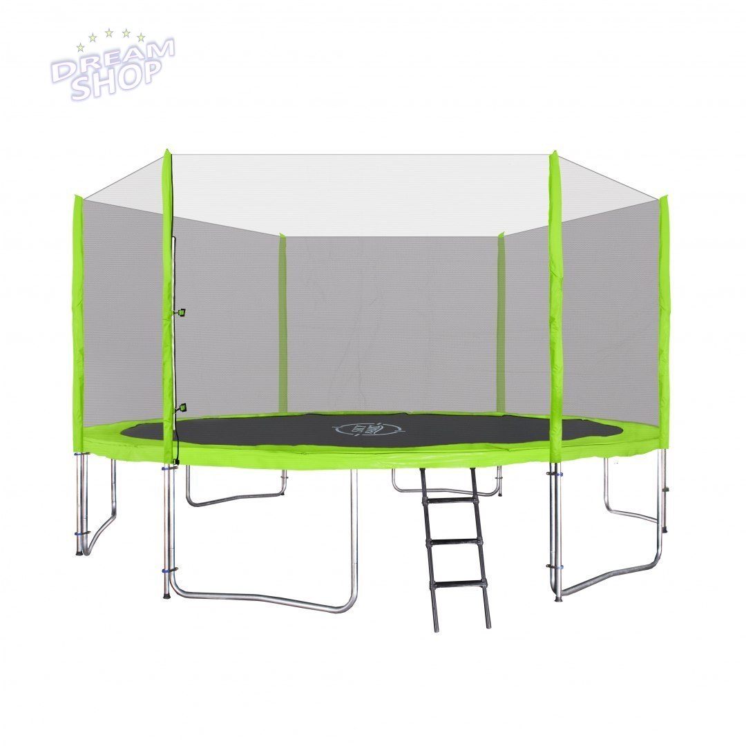 Trampolina Ogrodowa 12FT 366cm Zielona Trampolina Ogrodowa 12FT 366cm Zielona