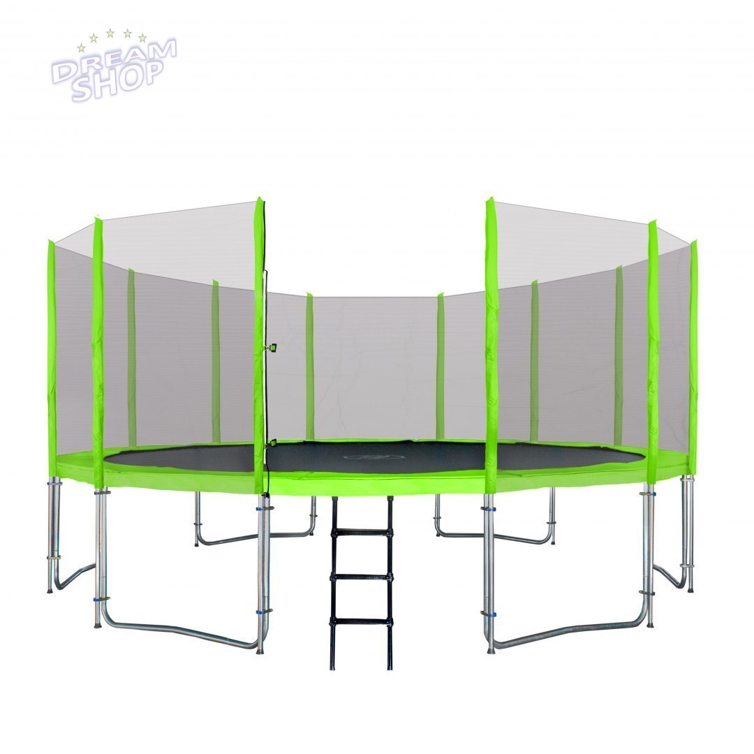 Trampolina Ogrodowa 16FT 487cm Zielona Trampolina Ogrodowa 16FT 487cm Zielona