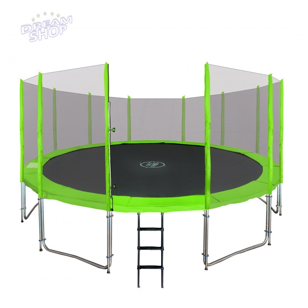 Trampolina Ogrodowa 16FT 487cm Zielona Trampolina Ogrodowa 16FT 487cm Zielona