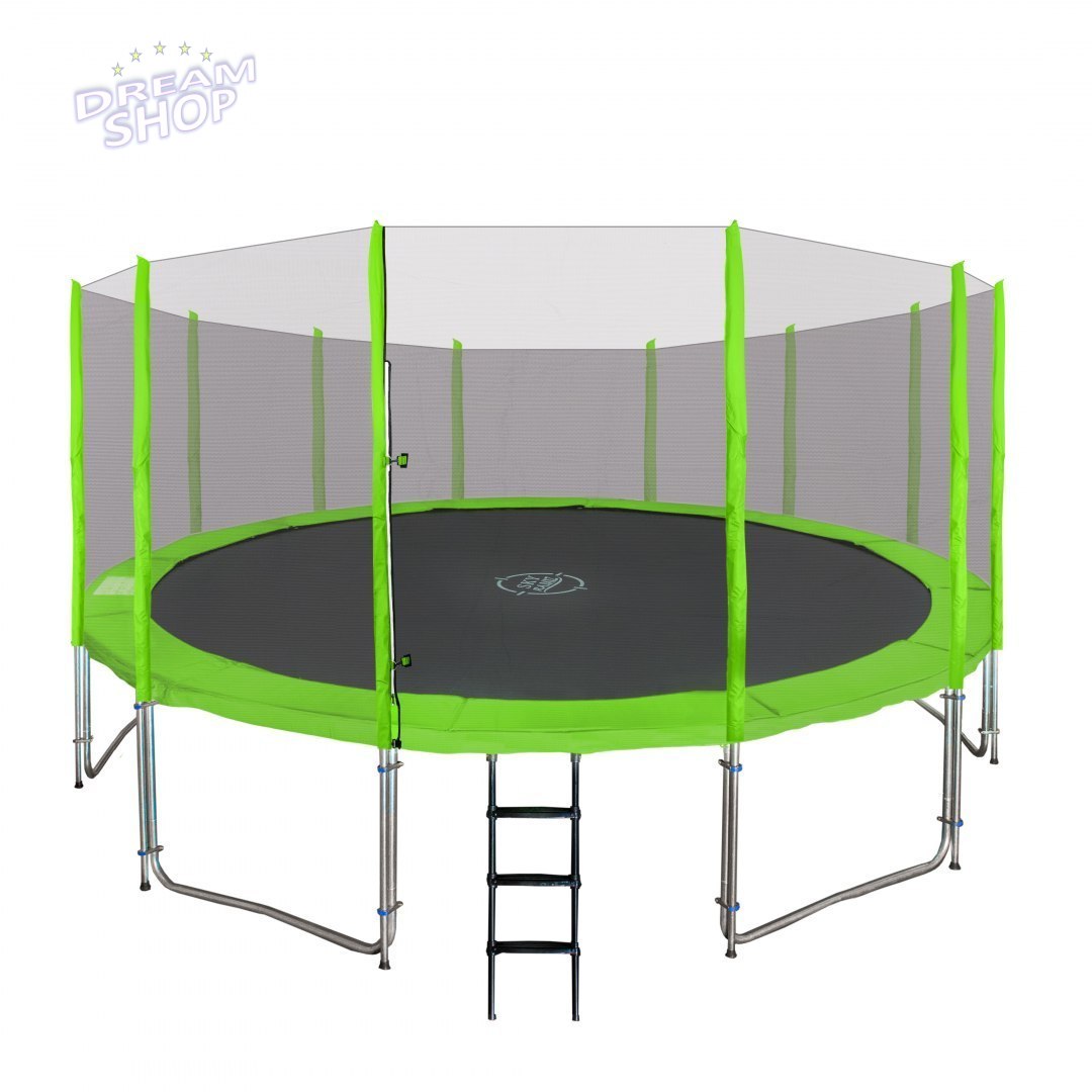 Trampolina Ogrodowa 16FT 487cm Zielona Trampolina Ogrodowa 16FT 487cm Zielona