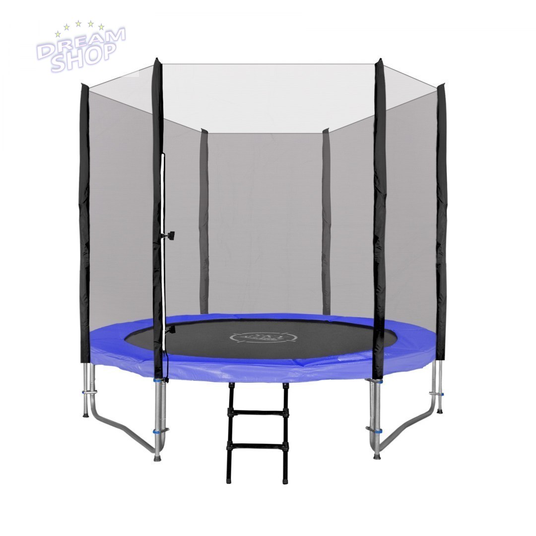 Trampolina Ogrodowa 8FT 244cm Niebieska Trampolina Ogrodowa 8FT 244cm Niebieska