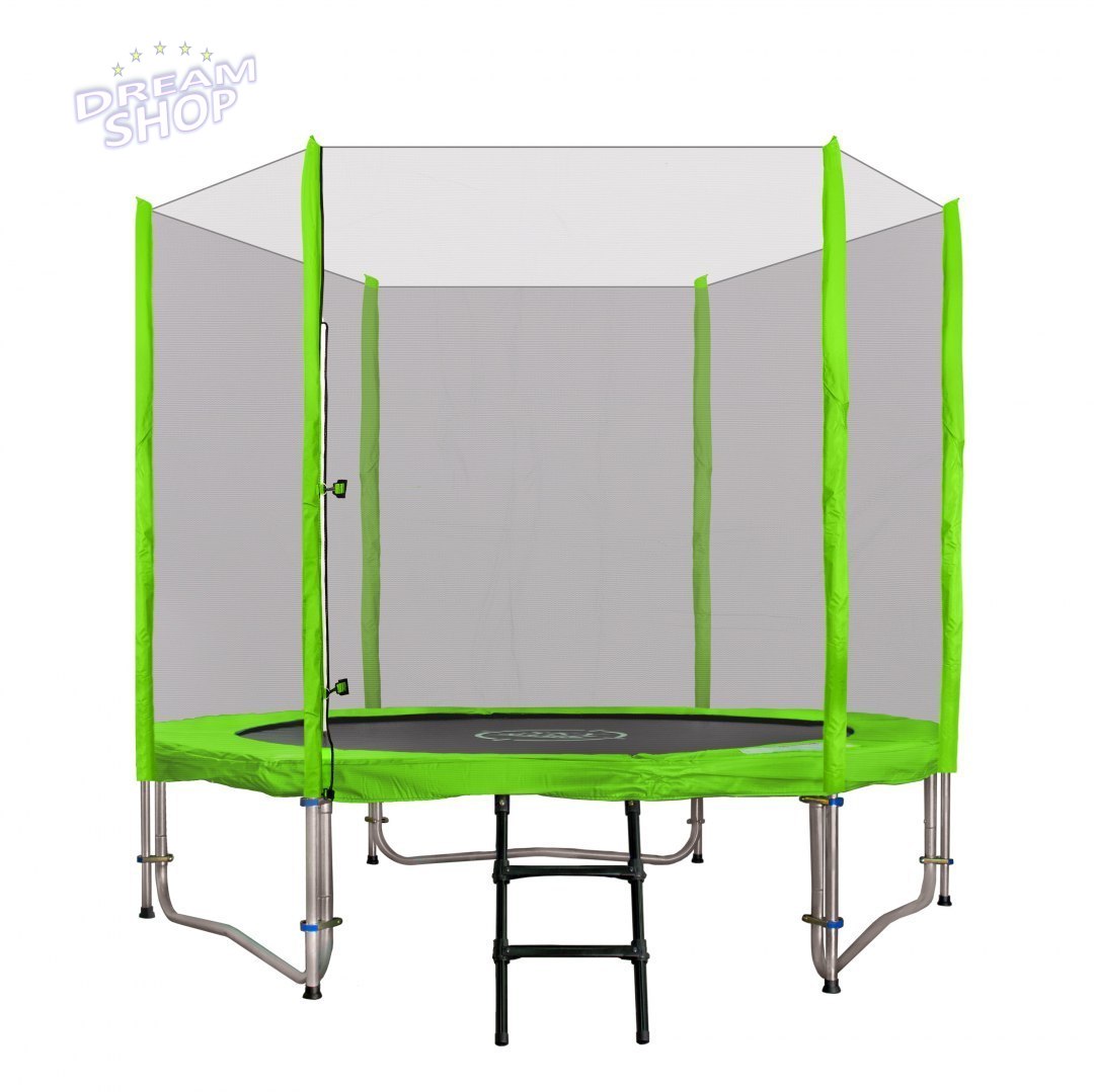 Trampolina Ogrodowa 8FT 244cm Zielona Trampolina Ogrodowa 8FT 244cm Zielona