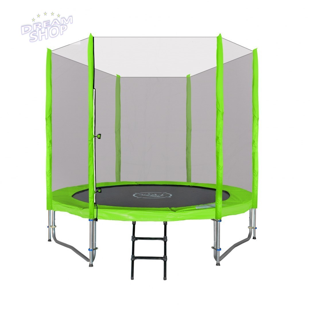 Trampolina Ogrodowa 8FT 244cm Zielona Trampolina Ogrodowa 8FT 244cm Zielona