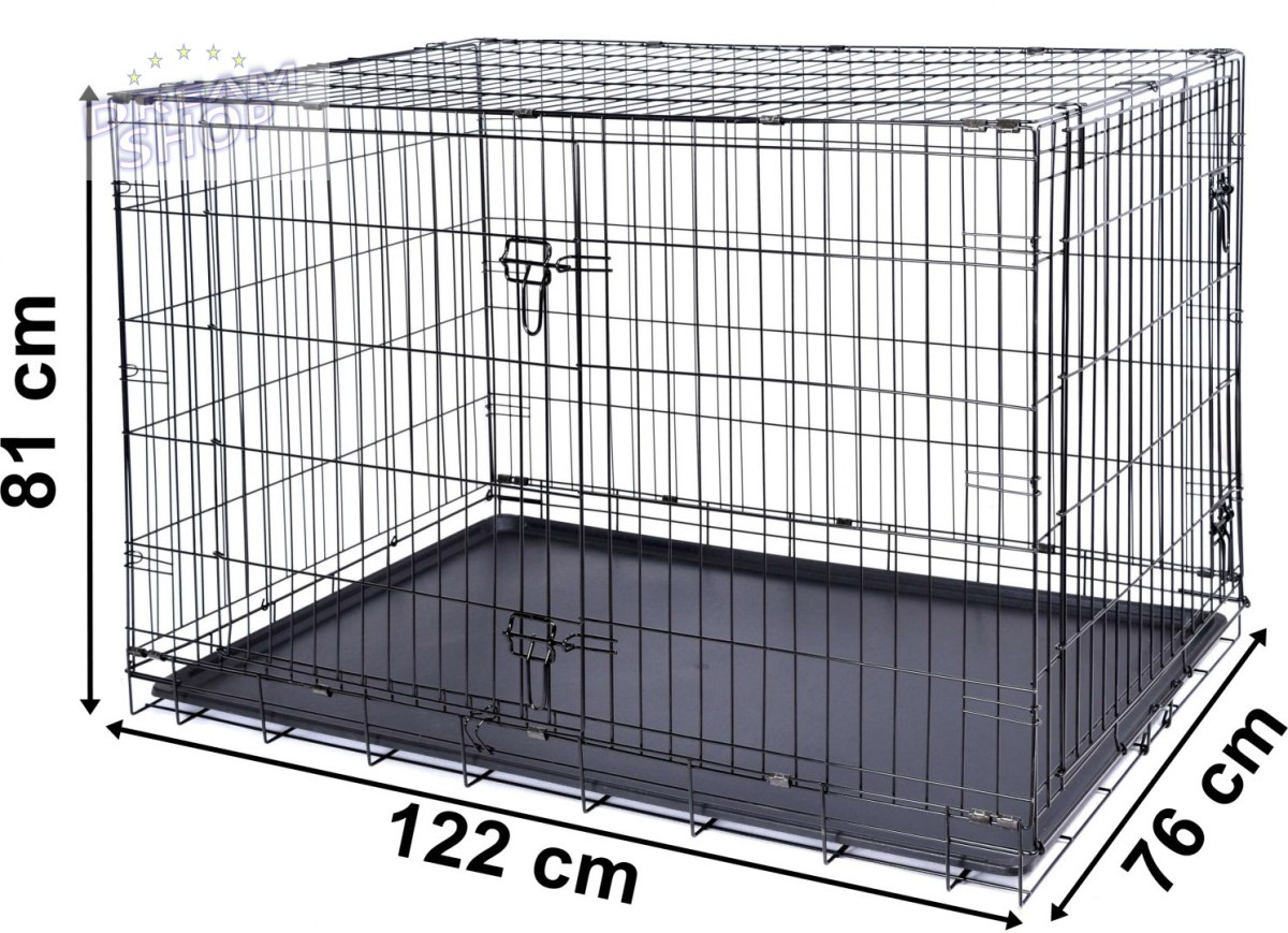 Klatka metalowa dla zwierząt 122x78x82 cm Klatka metalowa dla zwierząt 122x78x82 cm