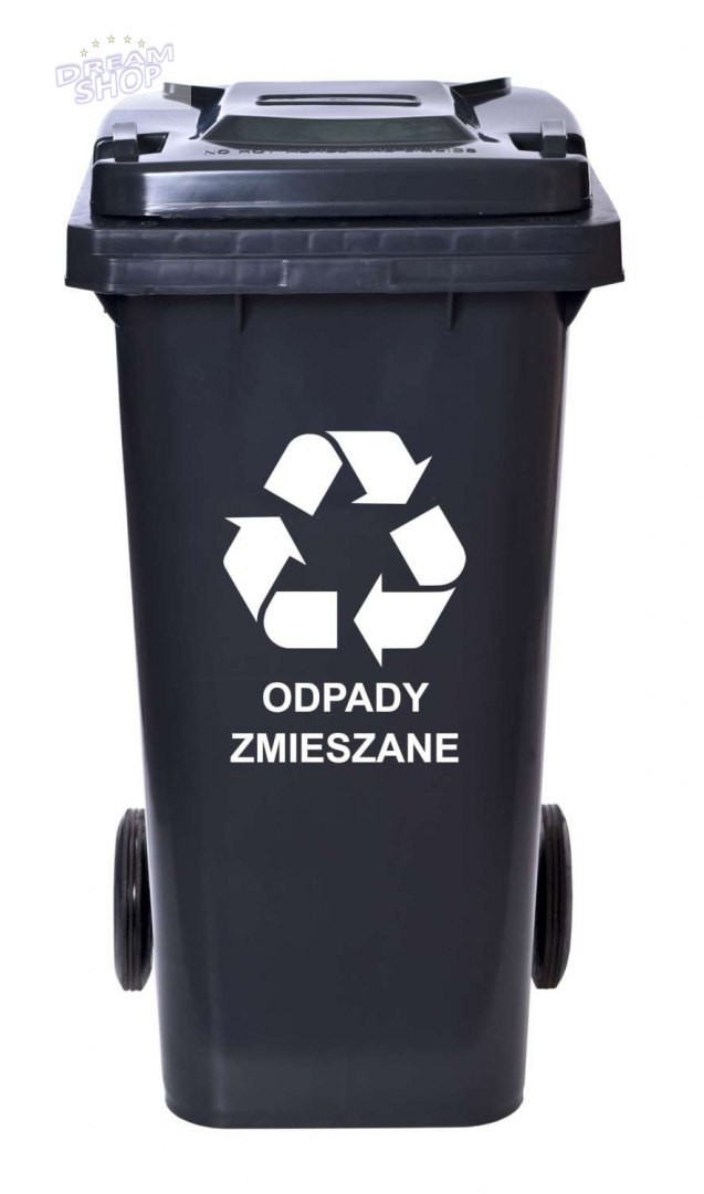 Komplet pojemników na odpady - 120l - pięć kolorów Komplet pojemników na odpady - 120l - pięć kolorów