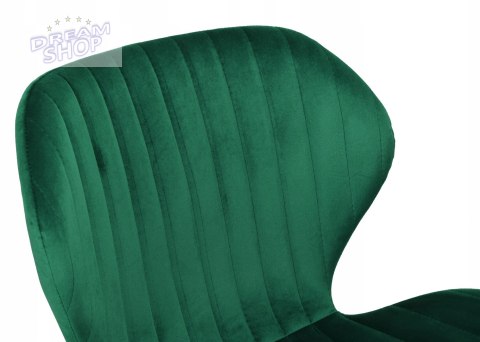 Krzesło aksamitne Dallas Velvet Ciemno-Zielone Krzesło aksamitne Dallas Velvet Ciemno-Zielone