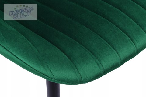Krzesło aksamitne Dallas Velvet Ciemno-Zielone Krzesło aksamitne Dallas Velvet Ciemno-Zielone
