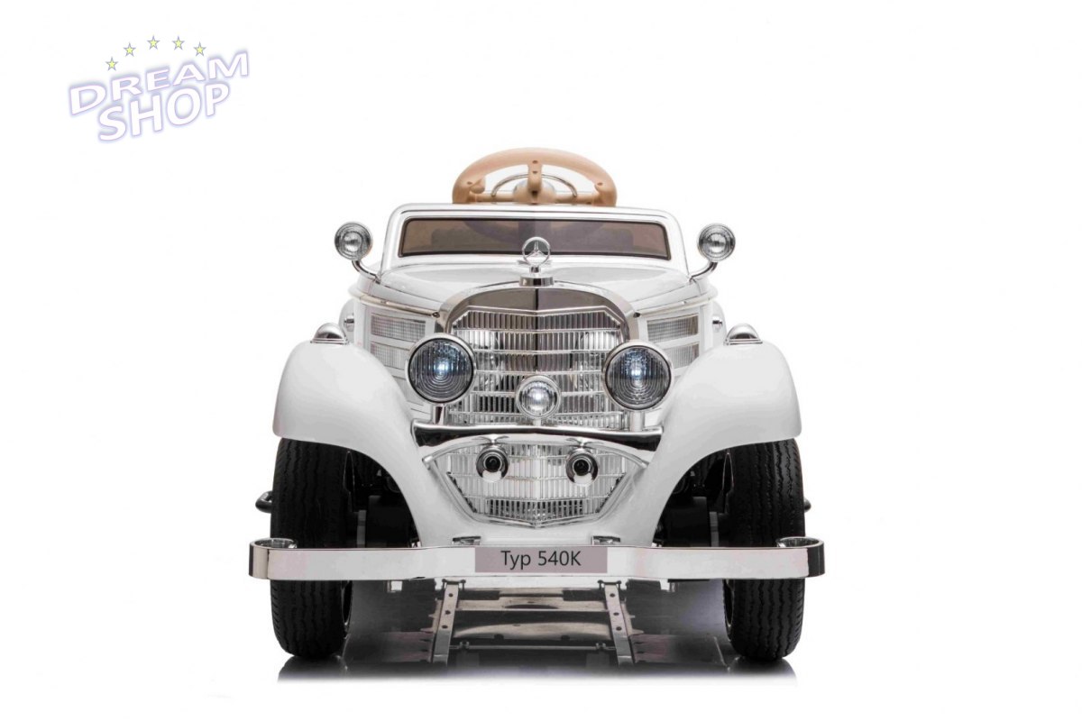 Pojazd Mercedes Benz Retro Typ 540A Biały Pojazd Mercedes Benz Retro Typ 540A Biały