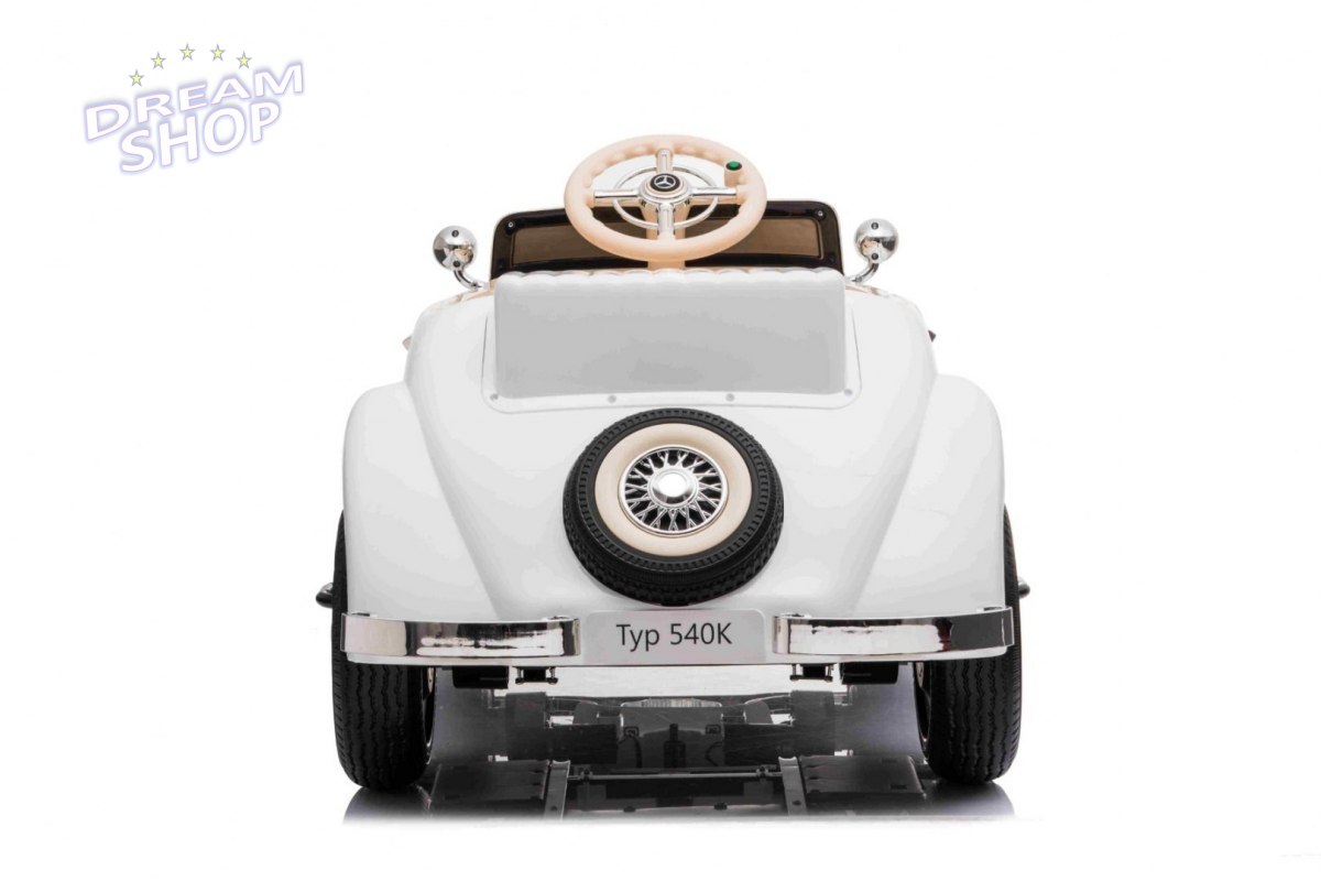 Pojazd Mercedes Benz Retro Typ 540A Biały Pojazd Mercedes Benz Retro Typ 540A Biały