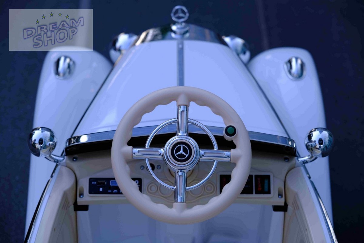Pojazd Mercedes Benz Retro Typ 540A Biały Pojazd Mercedes Benz Retro Typ 540A Biały