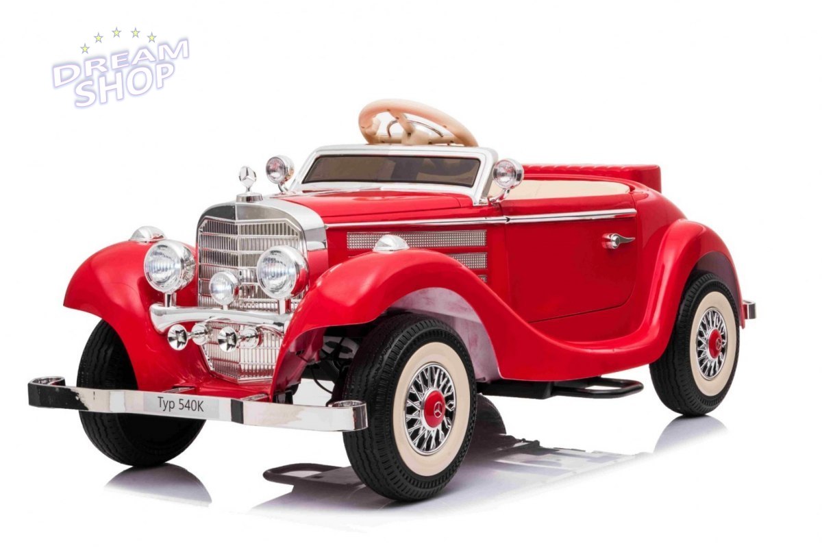 Pojazd Mercedes Benz Retro Typ 540A Czerwony Pojazd Mercedes Benz Retro Typ 540A Czerwony