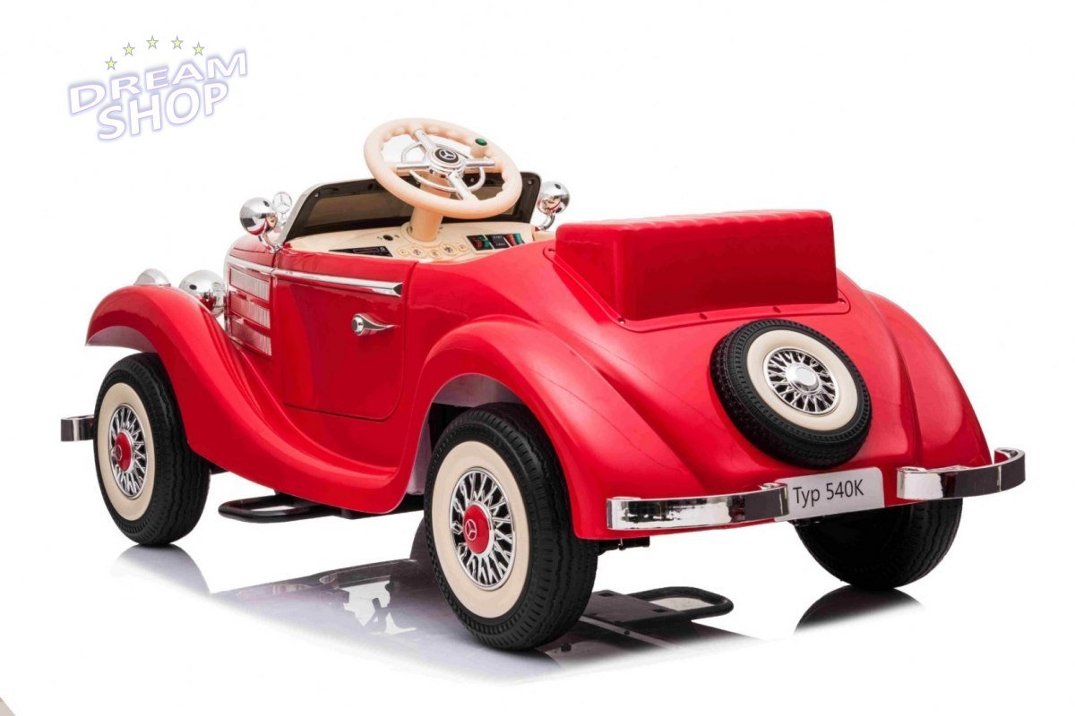 Pojazd Mercedes Benz Retro Typ 540A Czerwony Pojazd Mercedes Benz Retro Typ 540A Czerwony