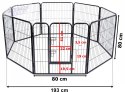 Kojec ZAGRODA metalowa 8 ścian 80 cm
