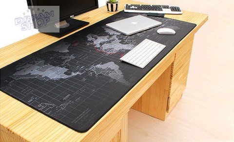 Podkładka na biurko mapa świata 40x90cm