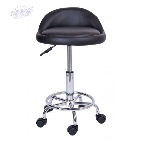 Taboret kosmetyczny KB-Lomo czarny Taboret kosmetyczny KB-Lomo czarny