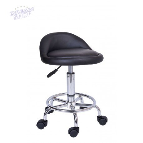Taboret kosmetyczny KB-Lomo czarny Taboret kosmetyczny KB-Lomo czarny