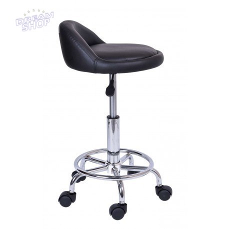 Taboret kosmetyczny KB-Lomo czarny Taboret kosmetyczny KB-Lomo czarny