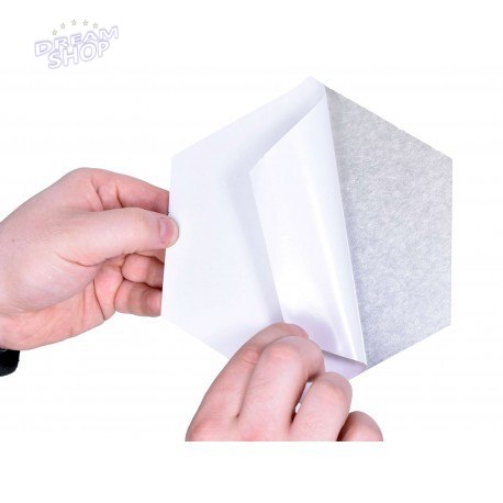 Dekoracyjne lustro akrylowe Hex - srebrne Dekoracyjne lustro akrylowe Hex - srebrne