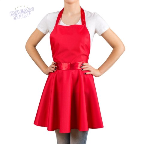 Nitly Red Fartuszek Sukienka kuchenny dla KOBIETY Nitly Red Fartuszek Sukienka kuchenny dla KOBIETY