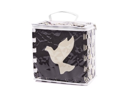 Puzzle piankowe mata dla dzieci 25el. czarno-białe